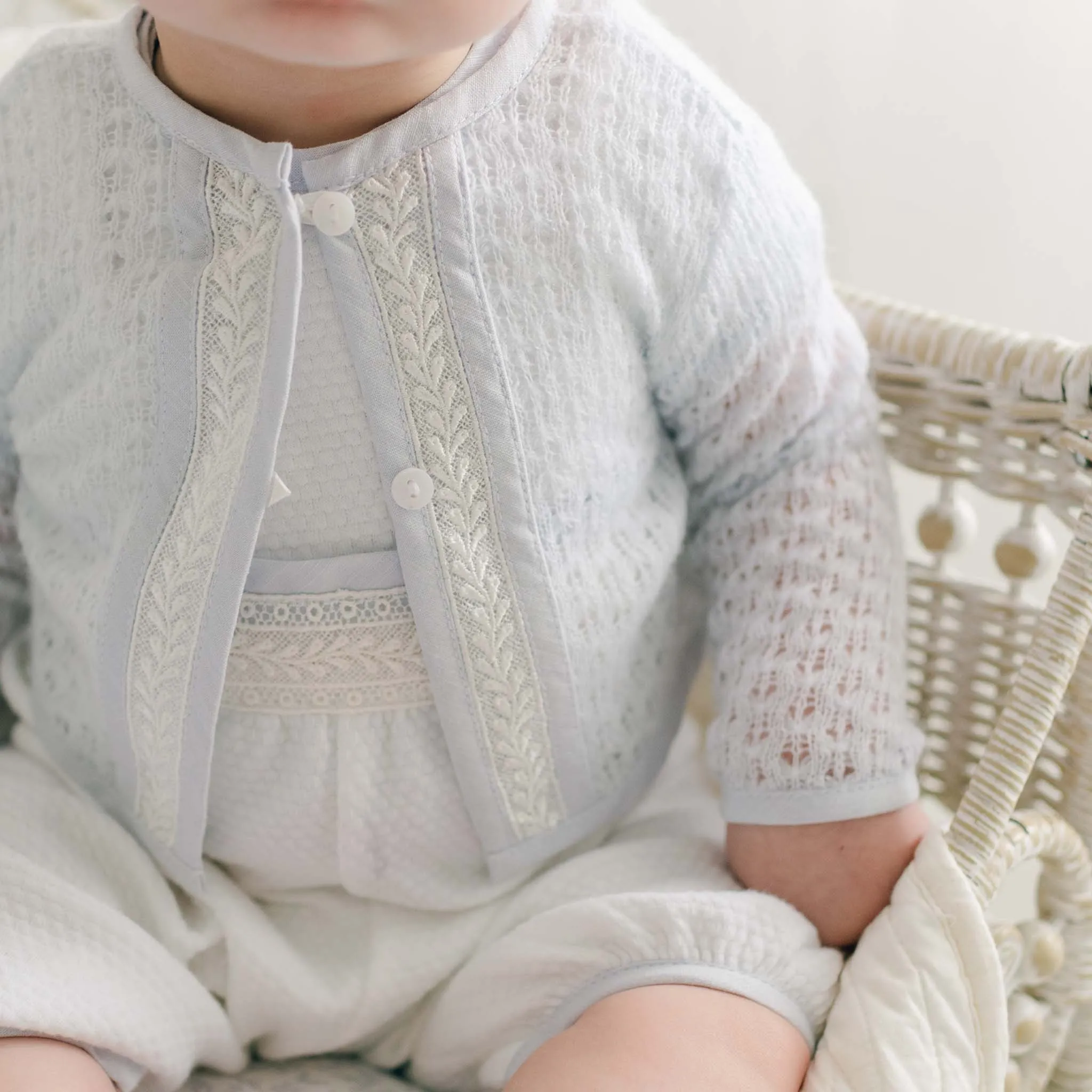 Harrison Blue Knit Sweater