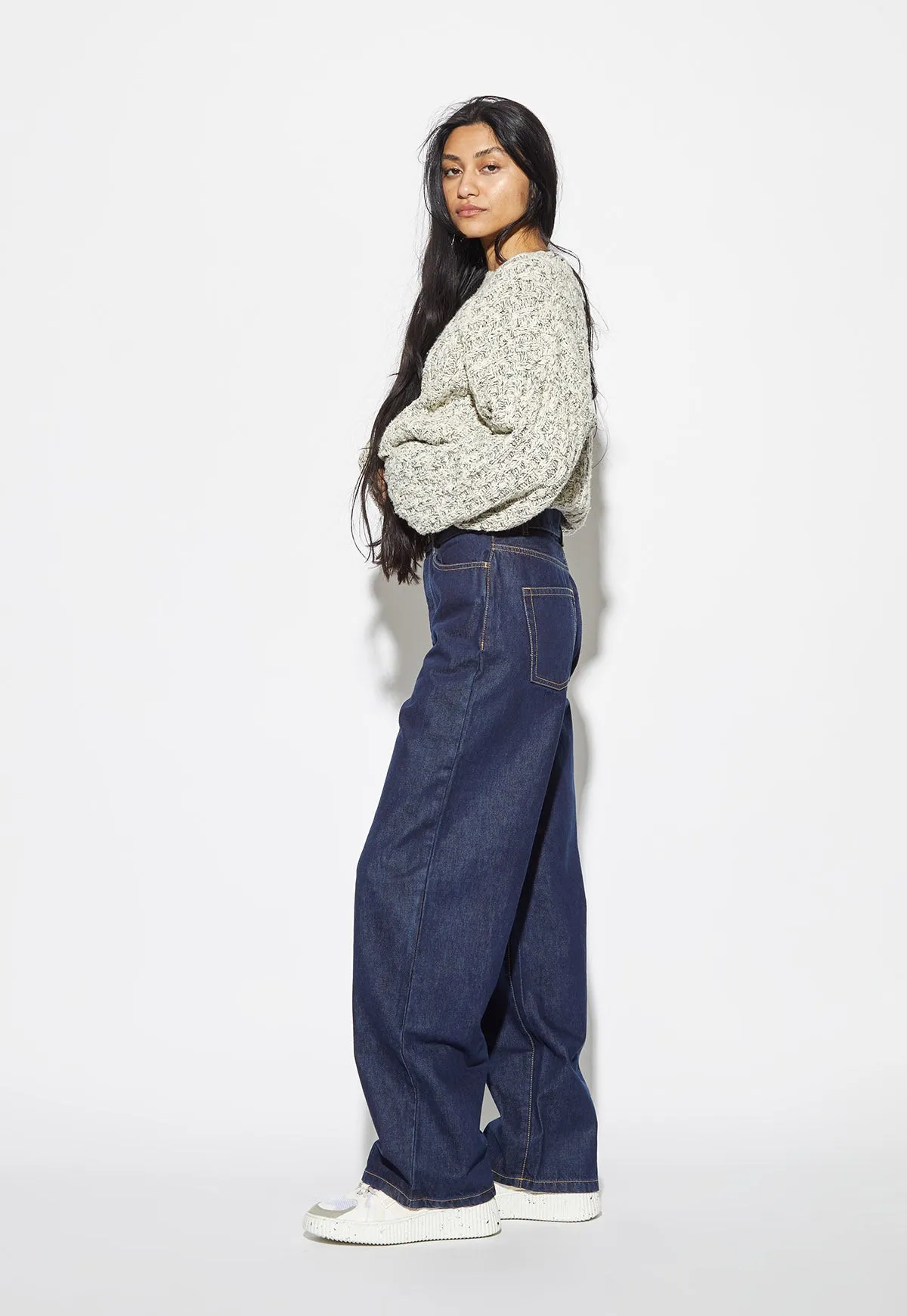 Textured Blake Sweater Speckled Sand