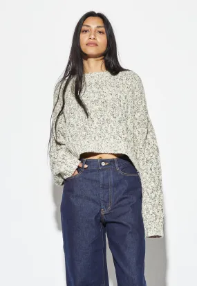 Textured Blake Sweater Speckled Sand