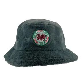 Wales Cymru Welsh Soft Winter Bucket Hat | Unisex Men Women 100% Cotton | Lightweight Cold Weather Outdoor Casual Fisherman Hats for Hunting Camping Hiking Travelling Fishing Football Holiday Festivals