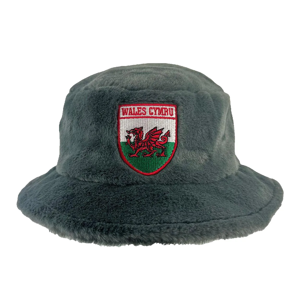 Wales Cymru Welsh Soft Winter Bucket Hat | Unisex Men Women 100% Cotton | Lightweight Cold Weather Outdoor Casual Fisherman Hats for Hunting Camping Hiking Travelling Fishing Football Holiday Festivals